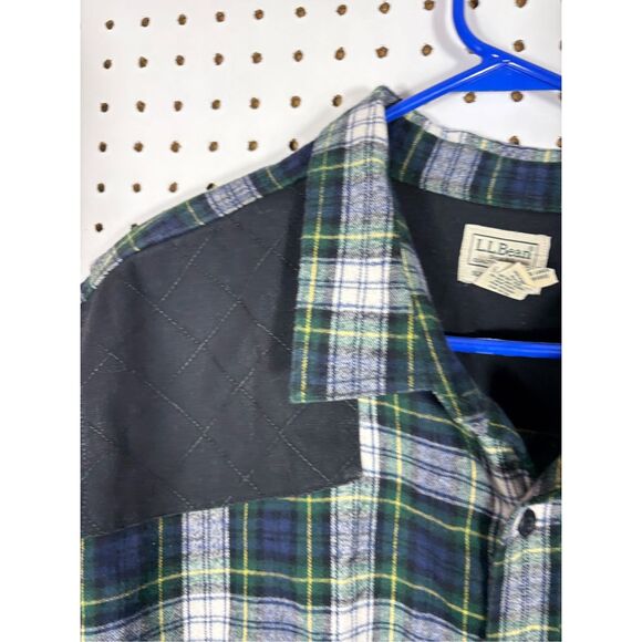 LL Bean Heritage Scotch Plaid Flannel Shirt Men’s XXL Reg Slightly Fitted - Picture 4 of 7
